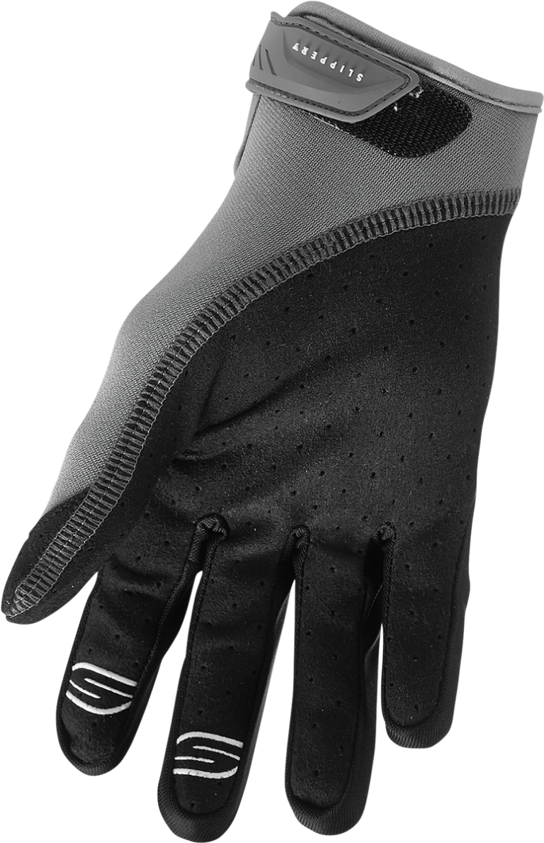 SLIPPERY - Circuit Gloves - Black/Charcoal - XL