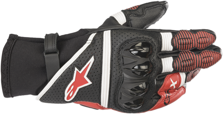 ALPINESTARS - GPX V2 Gloves - Black/White/Bright Red - XL