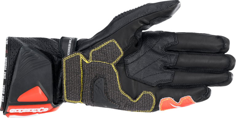 ALPINESTARS - GP Tech V2 S Gloves - Black/White/Fluo Red - Large