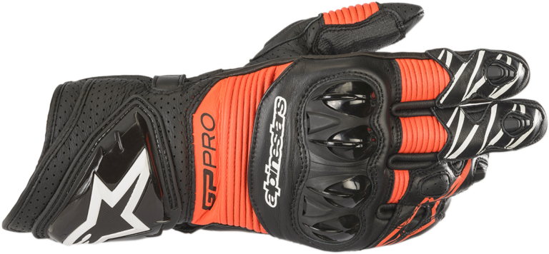 ALPINESTARS - GP Pro RS3 Gloves - Black/Fluo Red - XL