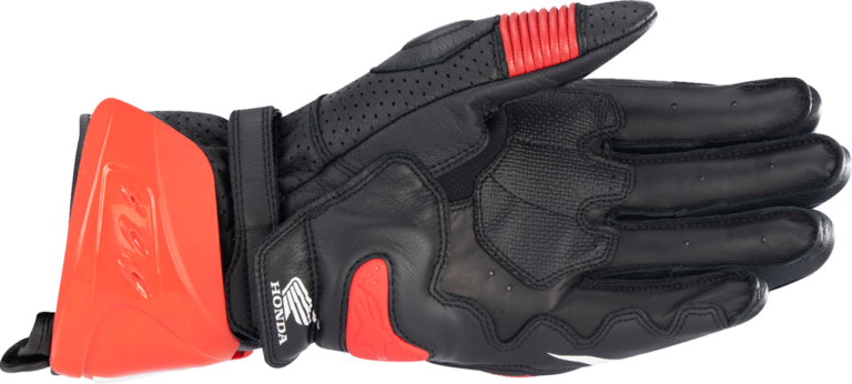ALPINESTARS - Honda GP Pro R3 Gloves - Black/Bright Red/Blue - Small