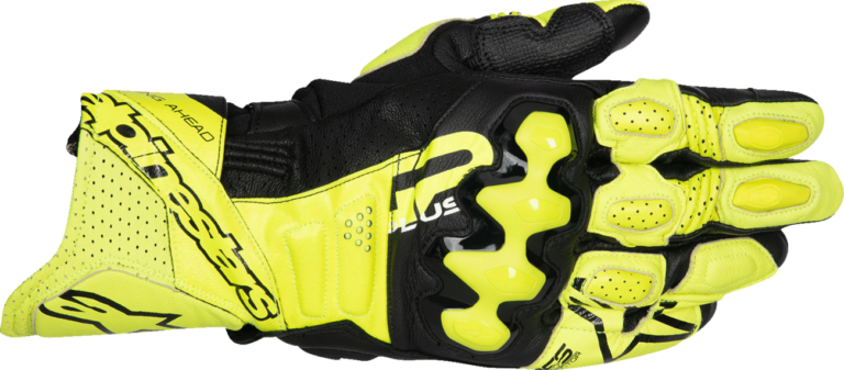 ALPINESTARS - GP Plus R V3 Leather Gloves - Fluo Yellow/Black - Medium