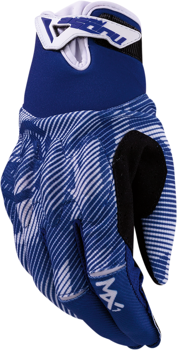 MOOSE OFFROAD - MX1™ Gloves - Blue/White - Medium