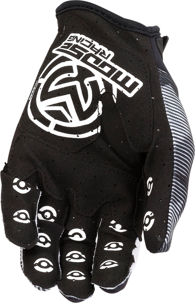 MOOSE OFFROAD - Youth MX1™ Gloves - Black/White - Medium