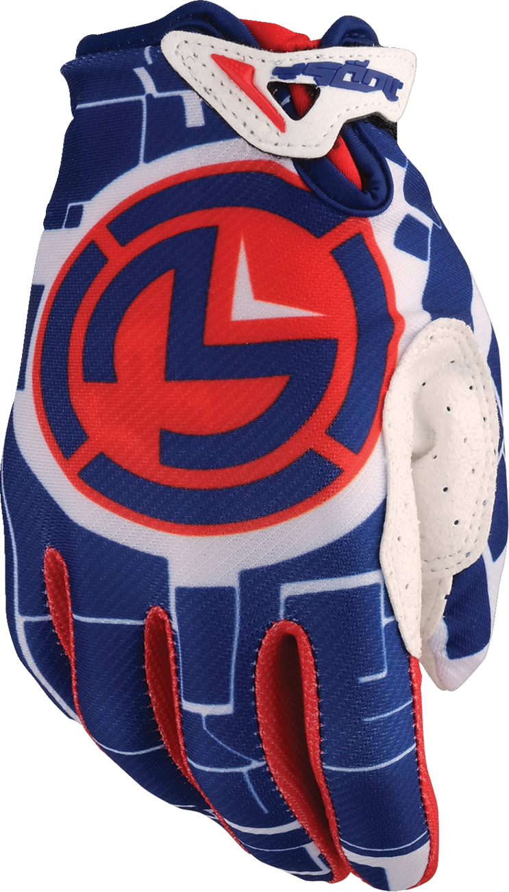 MOOSE OFFROAD - Youth SX1™ Gloves - Red/White/Blue - XS