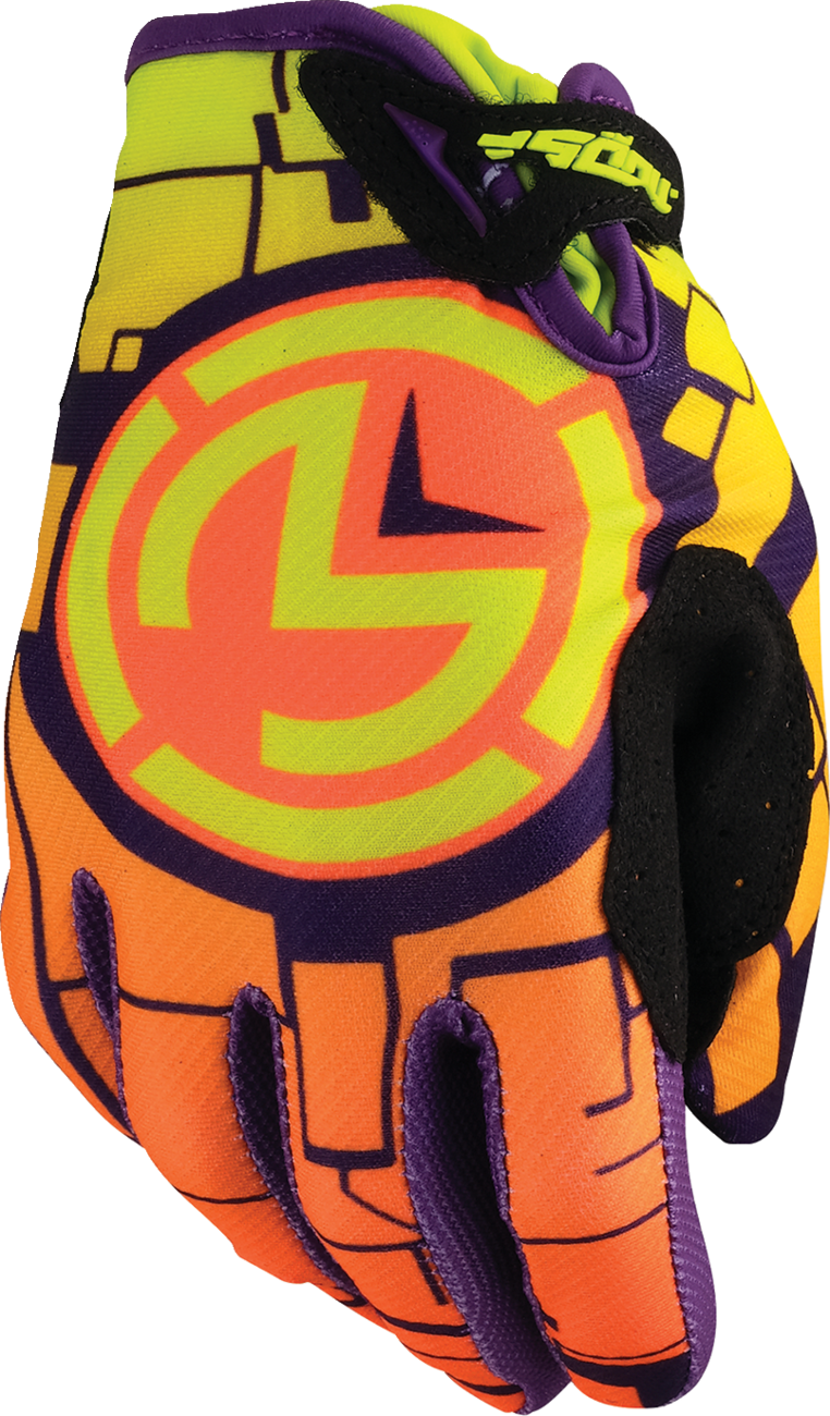 MOOSE OFFROAD - Youth SX1™ Gloves - Orange/Green - Medium