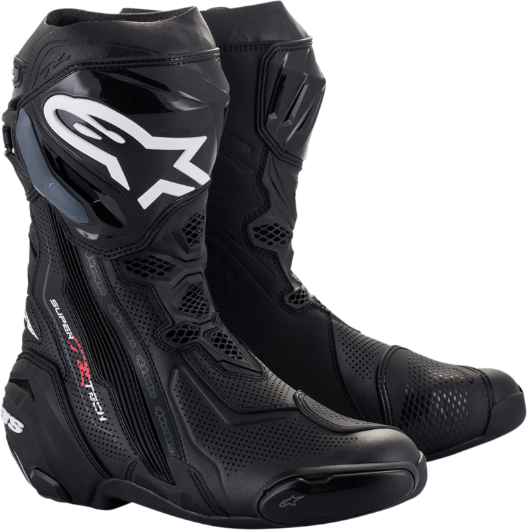 ALPINESTARS - Supertech R Vented Boots - Black - US 8 / EU 42