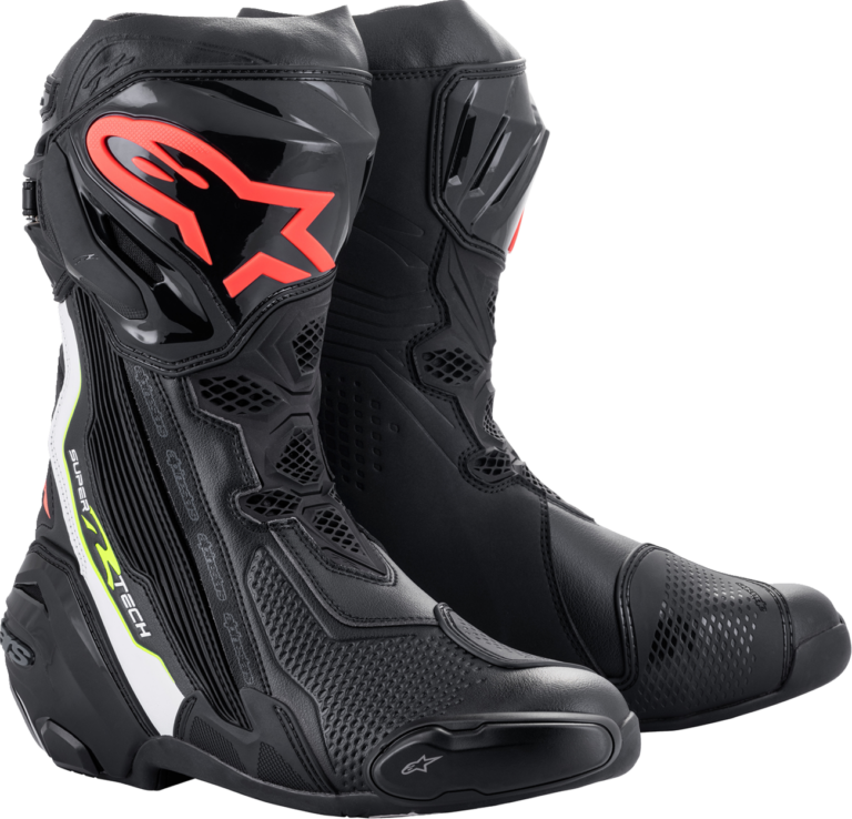 ALPINESTARS - Supertech R Boots - Black/Red - US 7.5 / EU 41