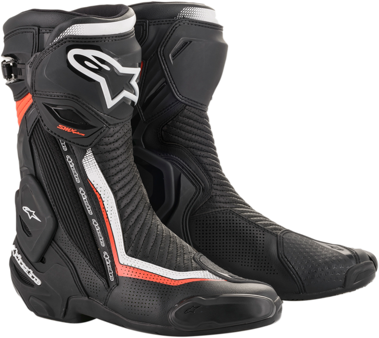 ALPINESTARS - SMX Plus Vented Boots - Black/White/Red - US 11.5 / EU 46