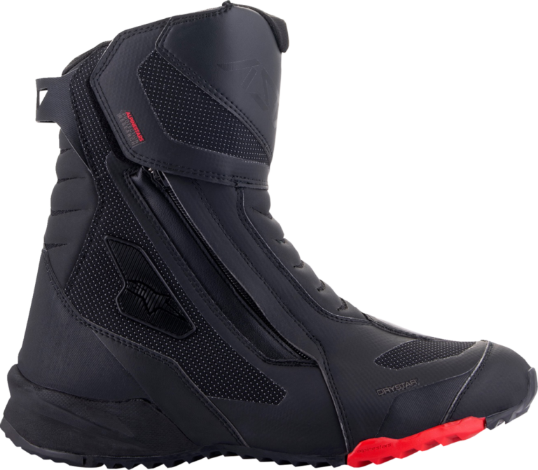 ALPINESTARS - RT-7 Drystar® Boots - Black/Red - US 6.5 / EU 40