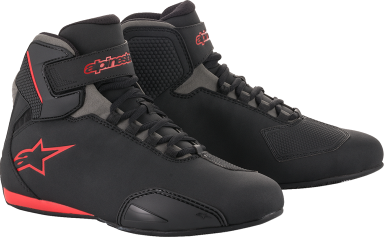 ALPINESTARS - Sektor Shoes - Black/Gray/Red - US 9.5 / EU 42.5