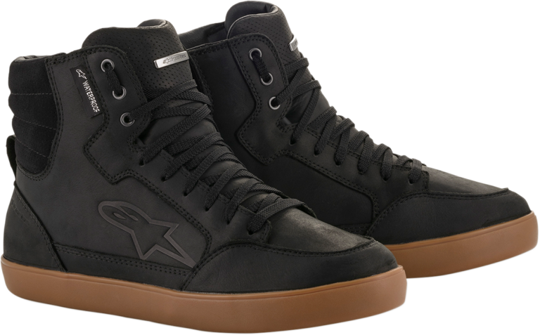 ALPINESTARS - J-6 Waterproof Shoes - Black/Gum - US 10 / EU 43