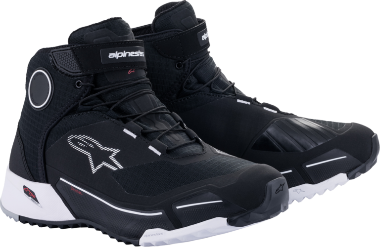 ALPINESTARS - CR-X Drystar® Shoes - Black/White - US 9.5 / EU 42.5