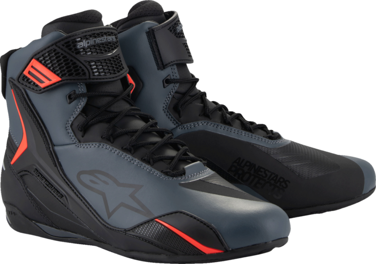ALPINESTARS - Faster-4 Shoes - Black/Gray/Red - US 9.5
