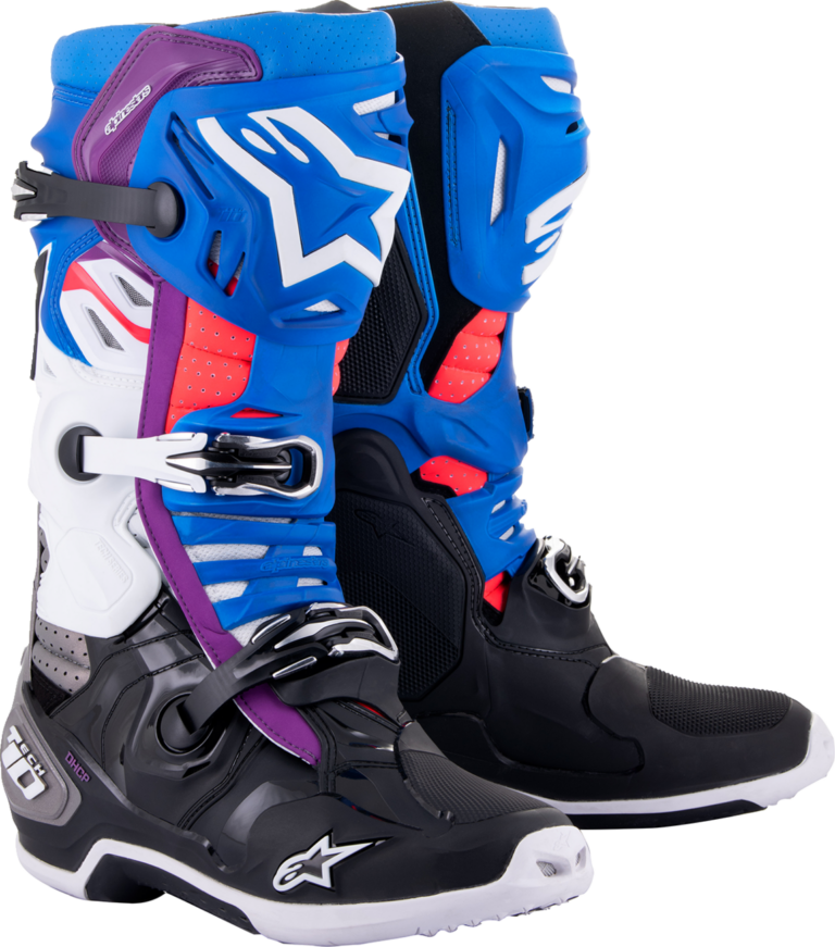 ALPINESTARS - Tech 10 Supervented Boots - Blue/Black/White - US 11 / EU 45.5