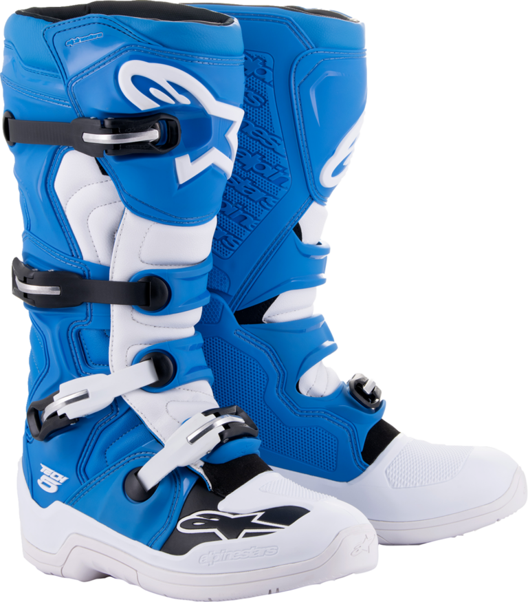 ALPINESTARS - Tech 5 Boots - Blue/White - US 8 / EU 42