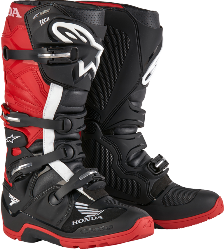 ALPINESTARS - Tech 7 Enduro Drystar® Boots - Black/Red - US 11 / EU 45.5