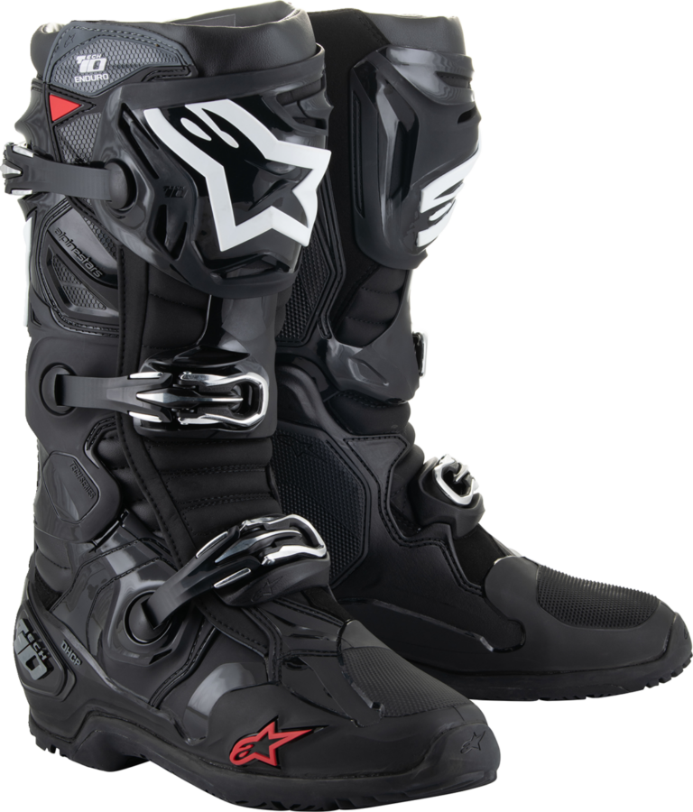 ALPINESTARS - Tech 10 Enduro Boots - Black - US 12 / EU 47