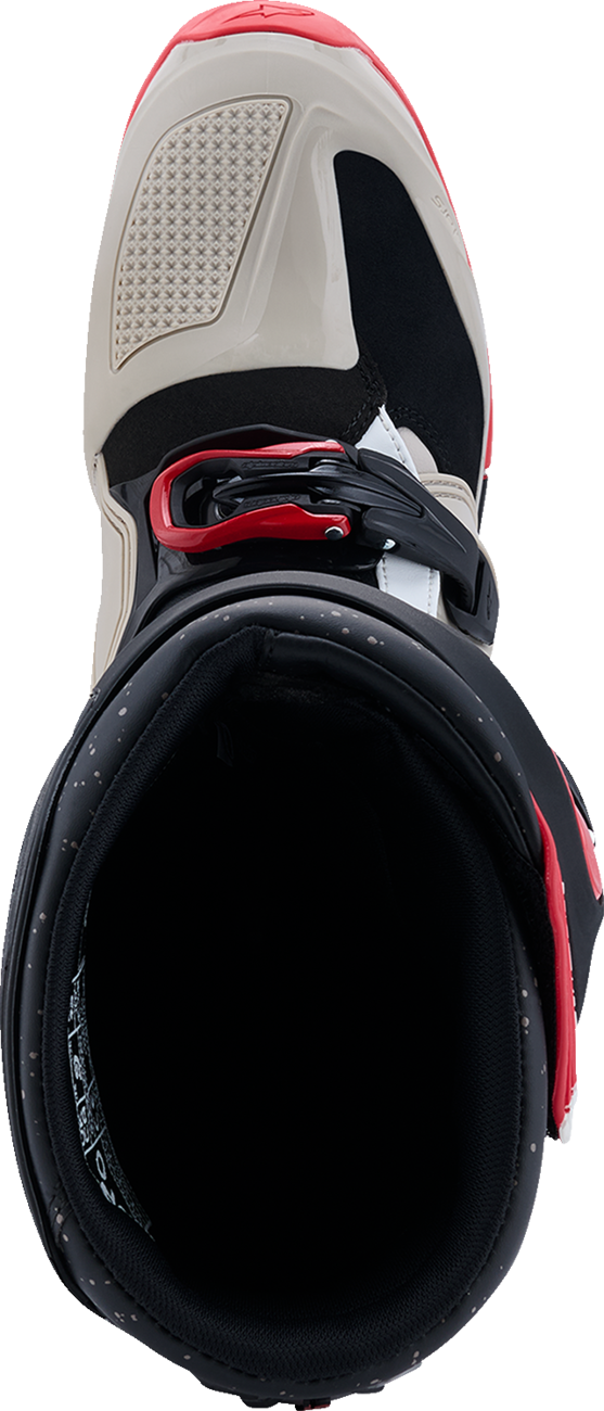 ALPINESTARS - Tech 7 Enduro Boots - Black/Light Gray/Bright Red - US 8