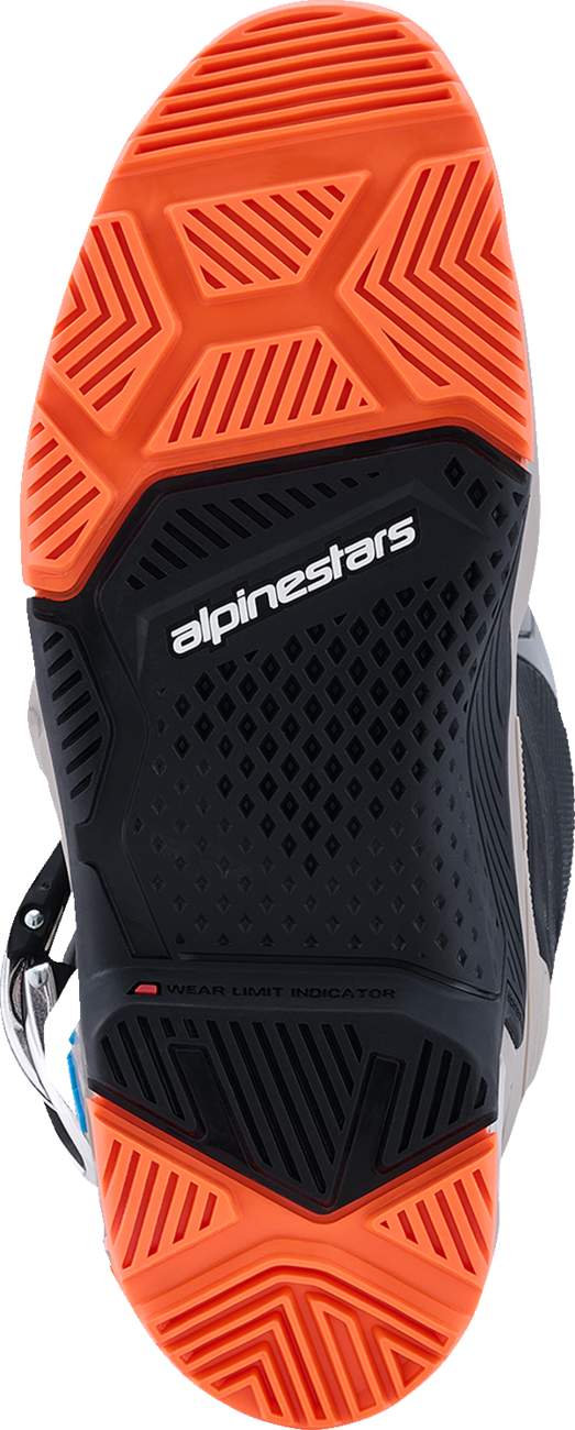 ALPINESTARS - Tech 7 Enduro Boots - Black/Light Gray/Bright Red - US 6
