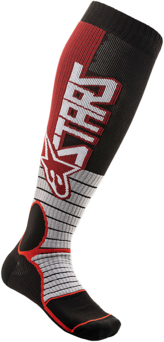 ALPINESTARS - MX Pro Socks - Burgandy/Black - Medium