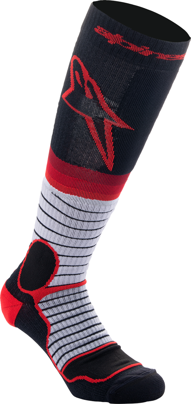 ALPINESTARS - MX Pro Socks - Black/Red/Gray - Large