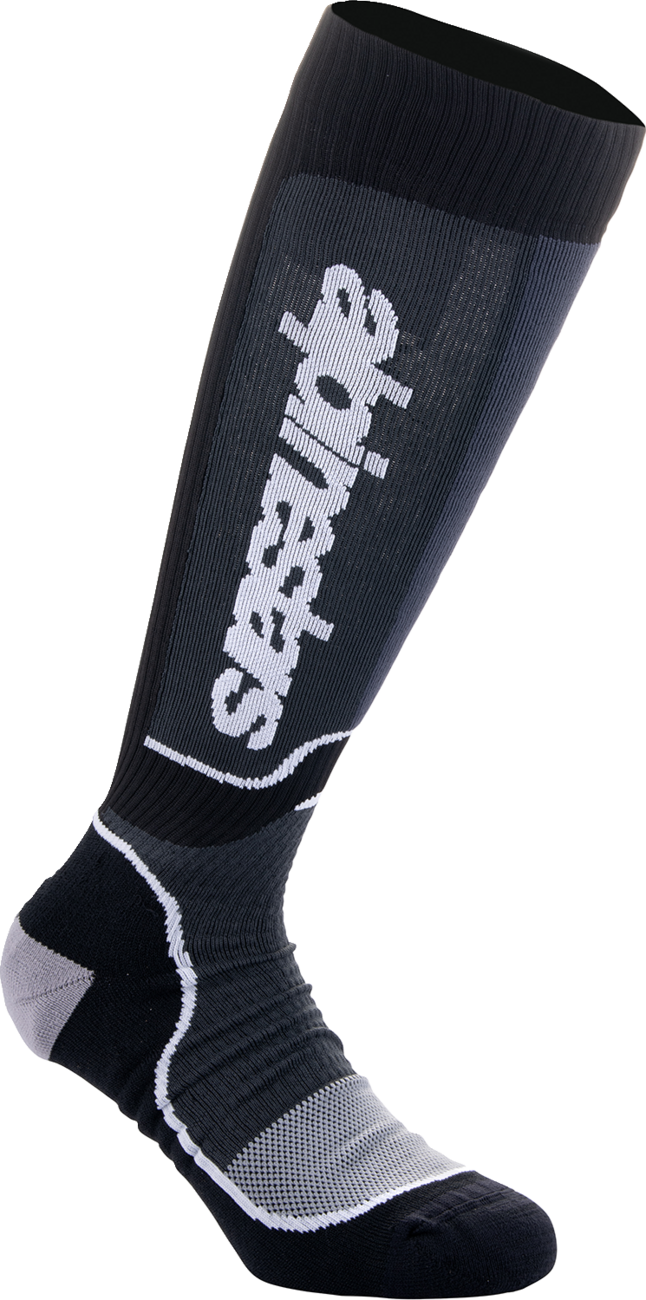 ALPINESTARS - MX Plus Socks - Black/White - Medium