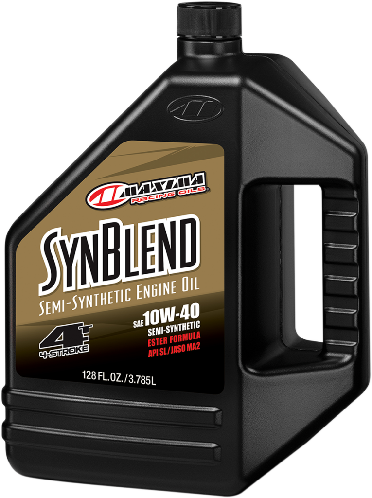 MAXIMA RACING OIL - SynBlend Semi-Synthetic Oil - 10W-40 - 1 U.S. gal.