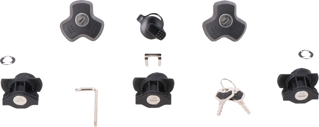 SW-MOTECH - DUSC Lock Set - 3 Locks + 1 TRAX Lock Set + 2 Anti-theft Devices - Image 2