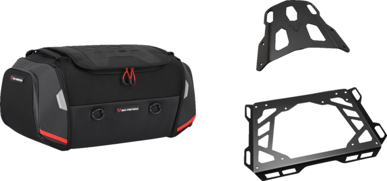 SW-MOTECH - Rackpack Tail Bag System - Black - Triumph Speed Triple 675/765 '12-'24