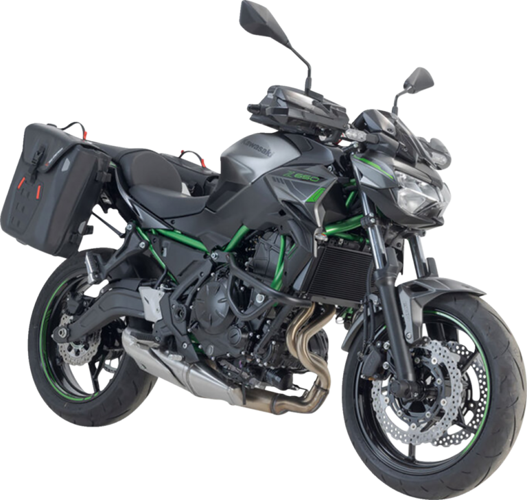 SW-MOTECH - SysBag Side Bag System - Black - Kawasaki EX650 Ninja/Z650 '16-'24