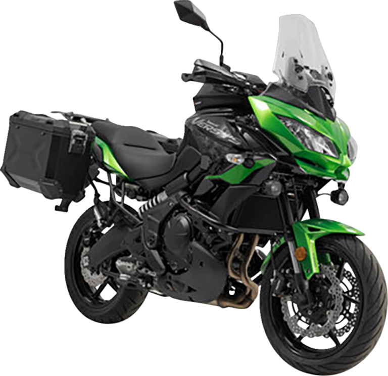 SW-MOTECH - TRAX ADV Aluminum Case System - Black - Kawasaki Versys 650 '14-'22