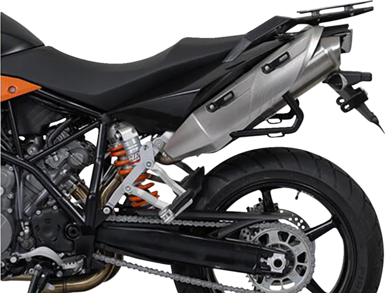 SW-MOTECH - TRAX ADV Aluminum Case System - Black - KTM Super Moto 950/SMR 990/SMT 990 '05-'13