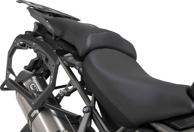 SW-MOTECH - TRAX ADV Aluminum Case System - Black - Triumph Tiger 1200/Tiger Explorer 1200 '12-'21