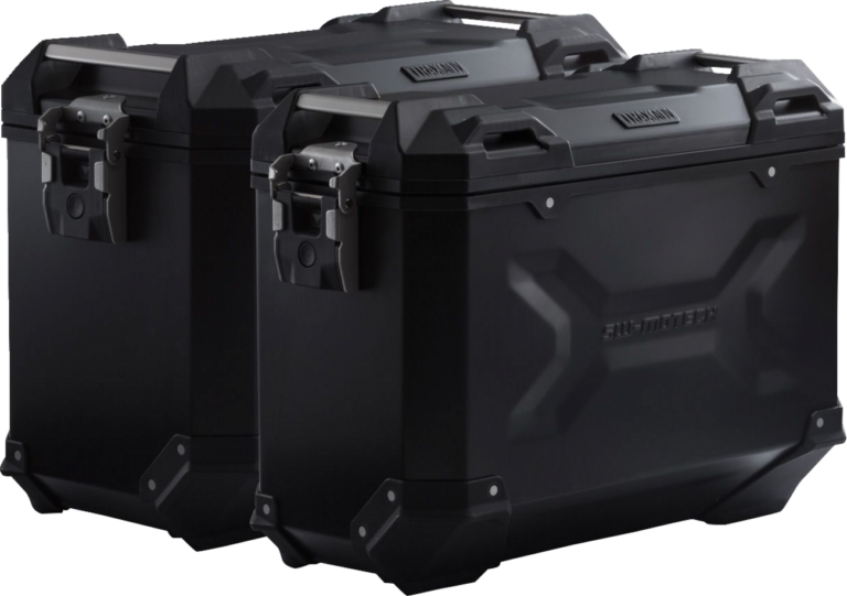 SW-MOTECH - TRAX ADV Aluminum Case System - Black - Honda Africa Twin '16-'17