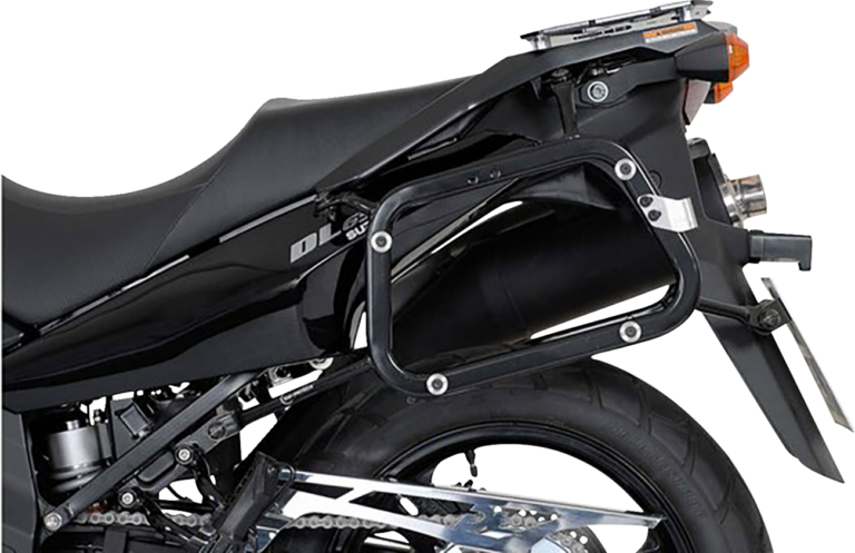 SW-MOTECH - TRAX ADV Aluminum Case System - Black - Suzuki V-Strom 650 '04-'10
