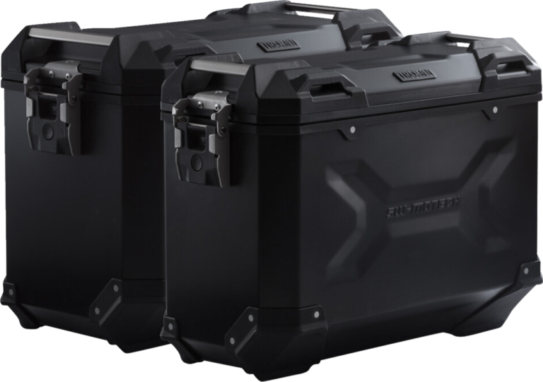 SW-MOTECH - TRAX ADV Aluminum Case System - Black - Triumph Tiger 800 '10-'19