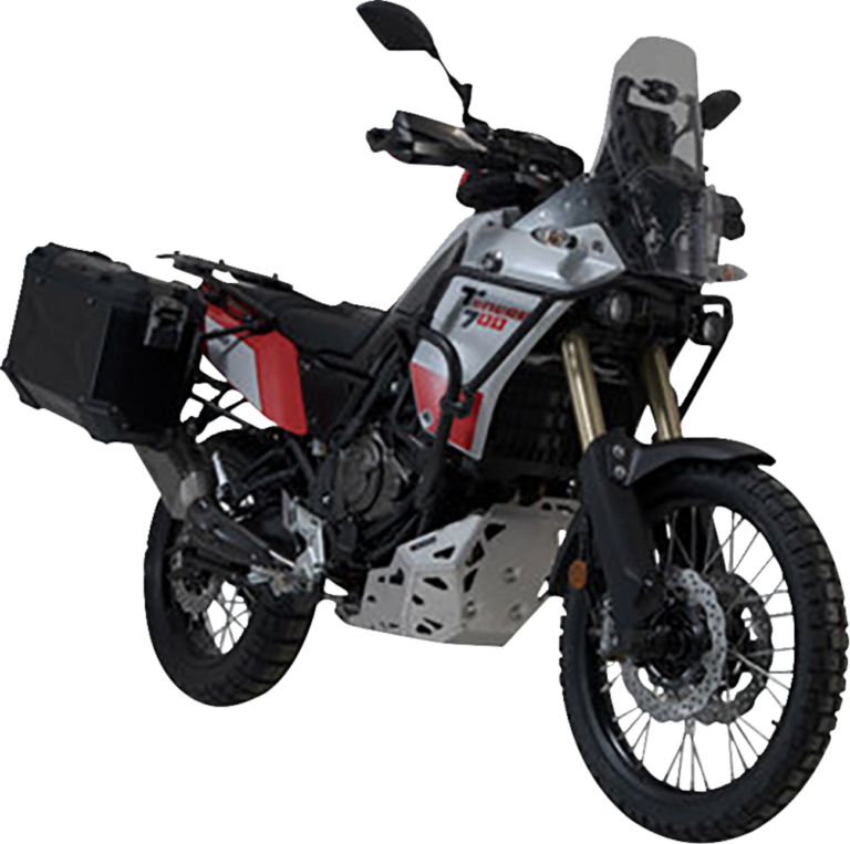 SW-MOTECH - TRAX ADV Aluminum Case System - Black - Yamaha Tenere 700 '20-'24