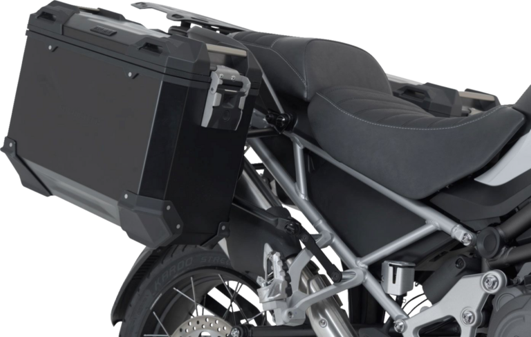 SW-MOTECH - TRAX ADV Aluminum Case System - Black - Triumph Tiger 1200 '22-'24