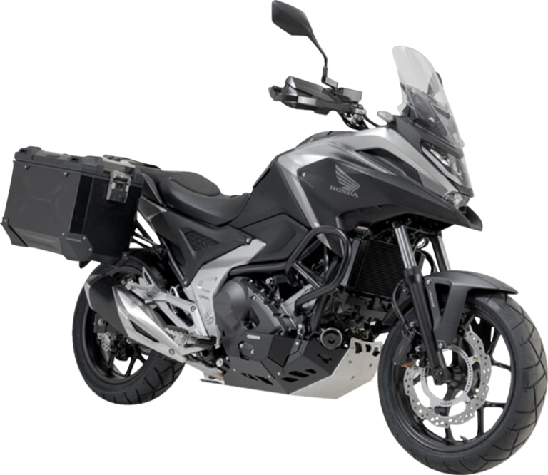 SW-MOTECH - TRAX ADV Aluminum Case System - Black - Honda NC750 X '20-'24