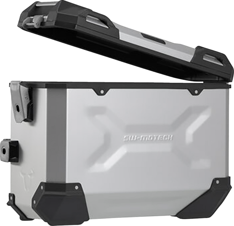 SW-MOTECH - TRAX ADV Aluminum Case System - Silver - Honda CB/CBR/NX 500 '13-'24