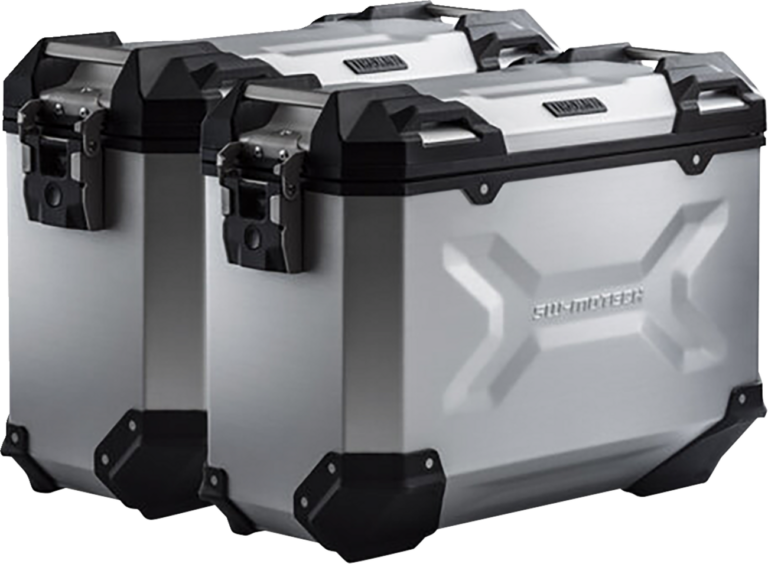 SW-MOTECH - TRAX ADV Aluminum Case System - Silver - Honda VFR1200X '11-'17