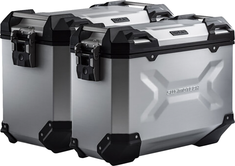 SW-MOTECH - TRAX ADV Aluminum Case System - Silver - Suzuki V-Strom 800 '23-'24