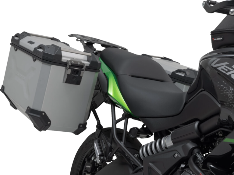 SW-MOTECH - TRAX ADV Aluminum Case System - Silver - Kawasaki Versys 650 '14-'24