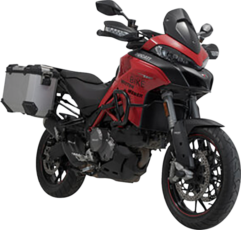 SW-MOTECH - TRAX ADV Aluminum Case System - Silver - Ducati Multistrada 950/1200/1260/V2 '15-'24
