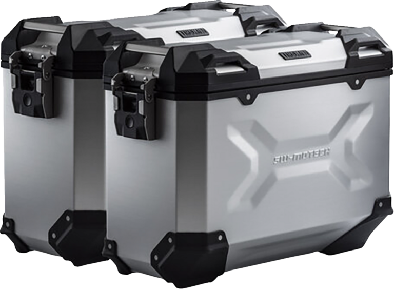 SW-MOTECH - TRAX ADV Aluminum Case System - Silver - Ducati Multistrada V4 '21-'24