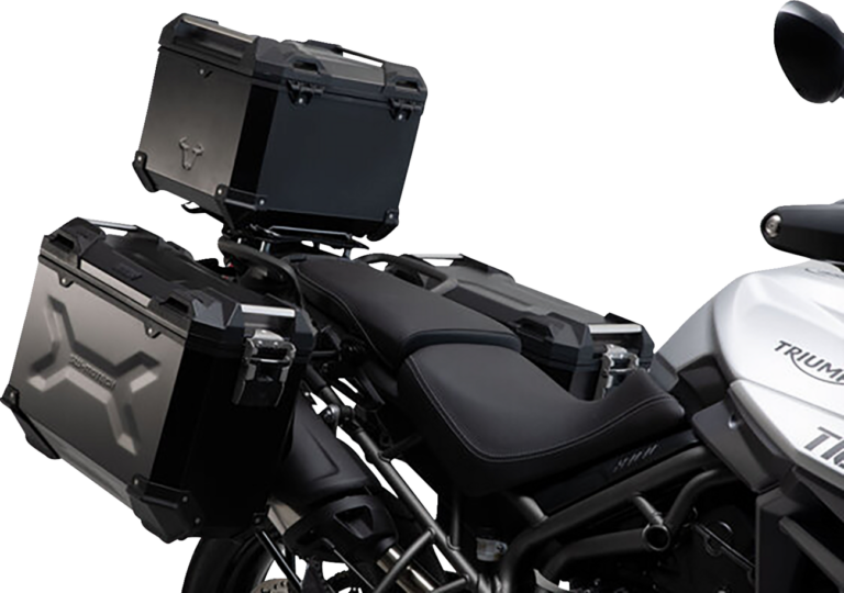 SW-MOTECH - TRAX ADV Top Case System - Black - Triumph Tiger 800 '10-'19