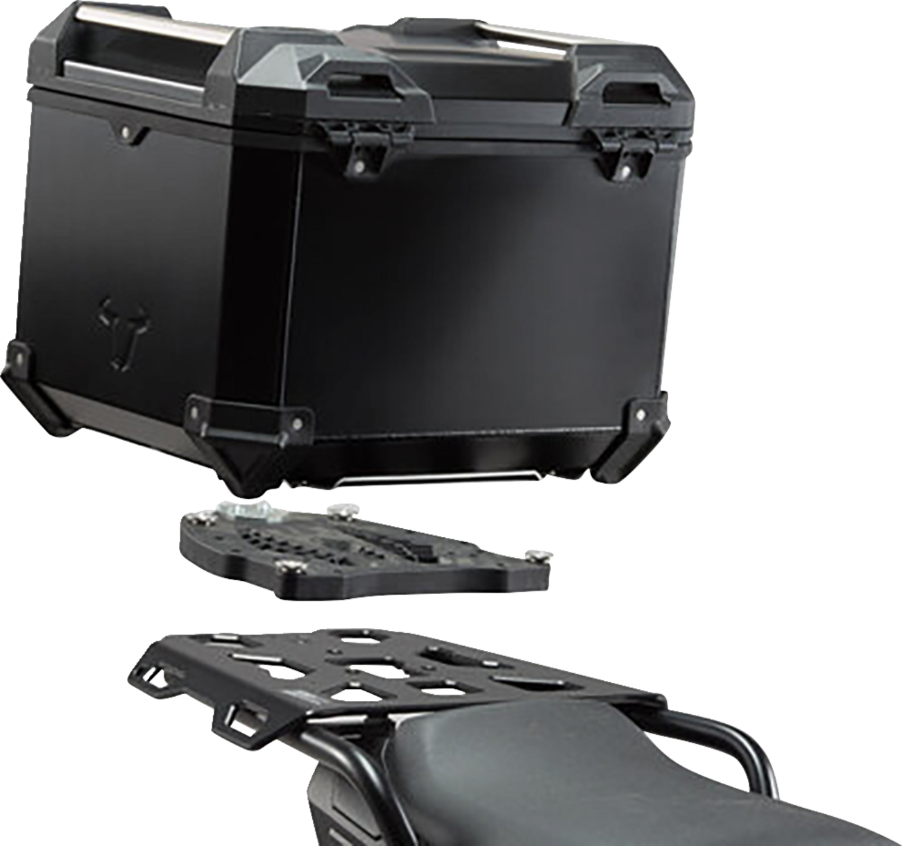 SW-MOTECH - TRAX ADV Top Case System - Silver - BMW R1200GS '04-'12 - Image 2
