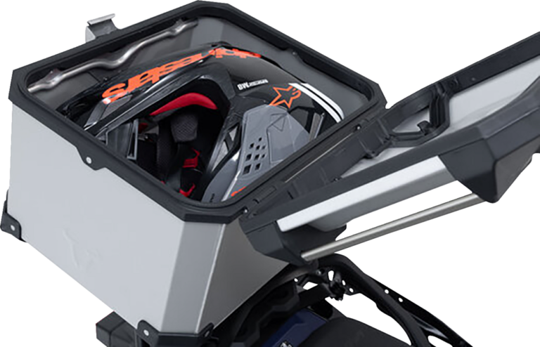 SW-MOTECH - TRAX ADV Top Case System - Silver - Suzuki V-Strom 800 '23-'24