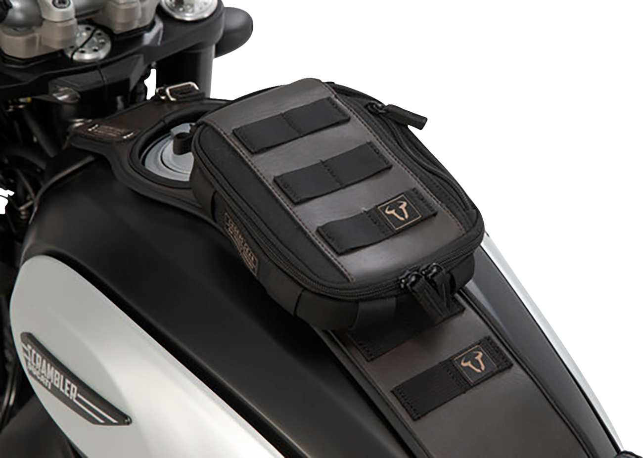SW-MOTECH - Legend Gear Tank Strap System - with LA2 Accessory Bag - Triumph '16-'24 - Image 2